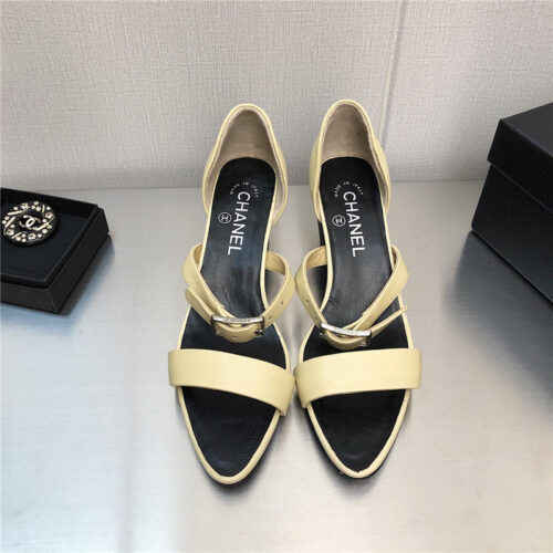 High Quality Luxury Chanel Chunky Heel Sandals product detail