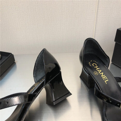 High Quality Luxury Chanel Chunky Heel Sandals – Style 77830 product detail