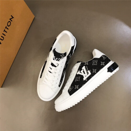 High Quality Luxury Louis Vuitton Mens Time Out Sneakers – Style 72579 alternate view