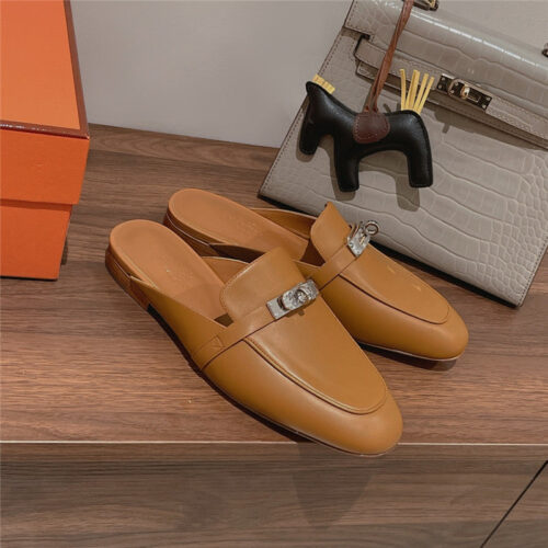 High Quality Luxury Hermes Mini Kelly Slippers – Style 48323