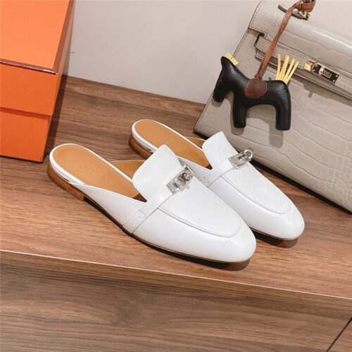 High Quality Luxury Hermes Mini Kelly Slippers