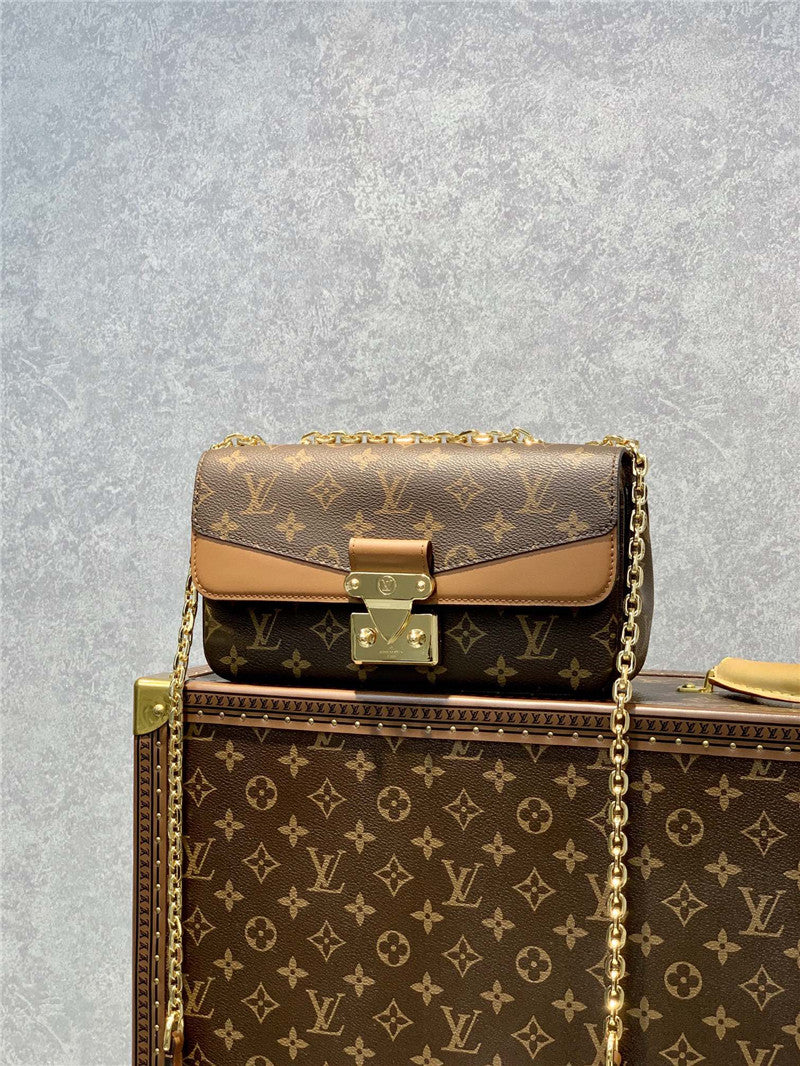 High Quality Luxury Louis Vuitton Marceau Chain Shoulder Bag – 15 Cm