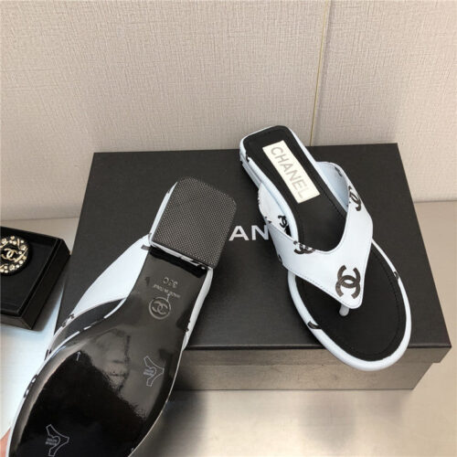 High Quality Luxury Chanel Logo Slippers Womens – Style 53894 product detail