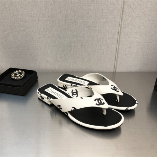 High Quality Luxury Chanel Logo Slippers Womens – Style 26214