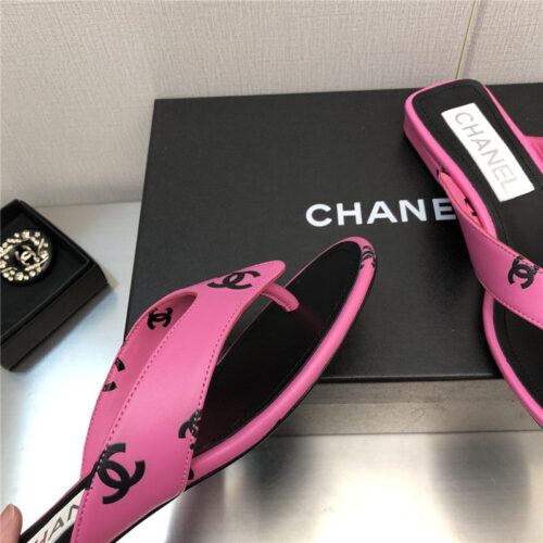 High Quality Luxury Chanel Logo Slippers Womens product detail
