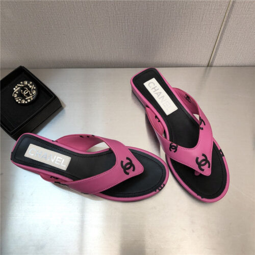 High Quality Luxury Chanel Logo Slippers Womens product detail