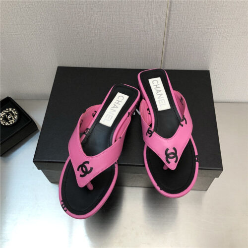 High Quality Luxury Chanel Logo Slippers Womens product detail