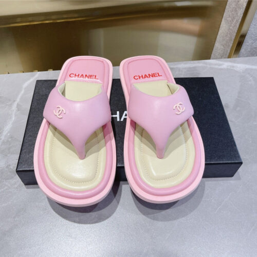 High Quality Luxury Chanel Spring And Summer Fashion New Slippers – Style 20774 product detail