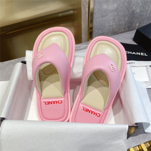 High Quality Luxury Chanel Spring And Summer Fashion New Slippers – Style 20774 product detail
