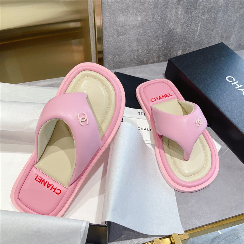 High Quality Luxury Chanel Spring And Summer Fashion New Slippers – Style 20774 product detail