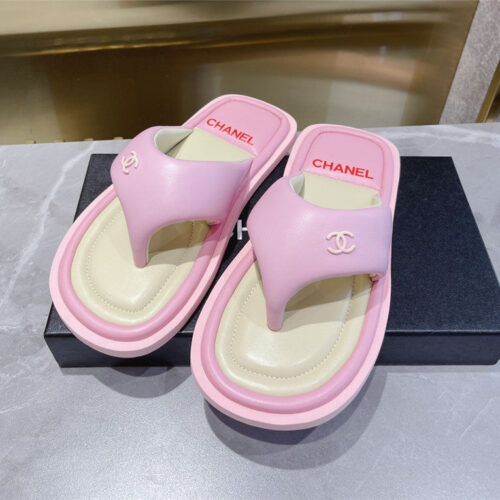 High Quality Luxury Chanel Spring And Summer Fashion New Slippers – Style 20774 product detail