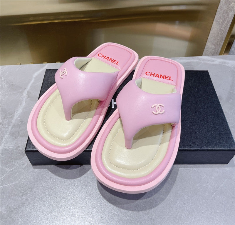 High Quality Luxury Chanel Spring And Summer Fashion New Slippers – Style 20774 product detail