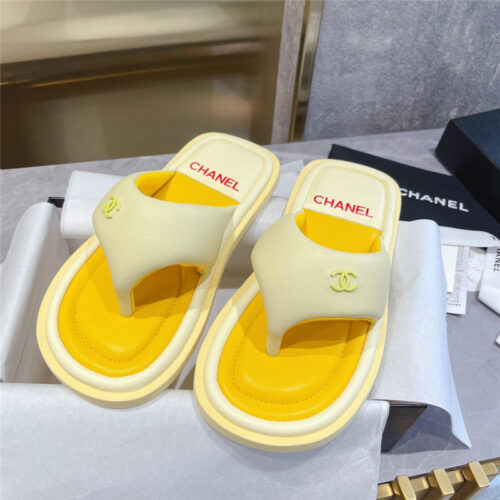 High Quality Luxury Chanel Spring And Summer Fashion New Slippers – Style 55238 product detail