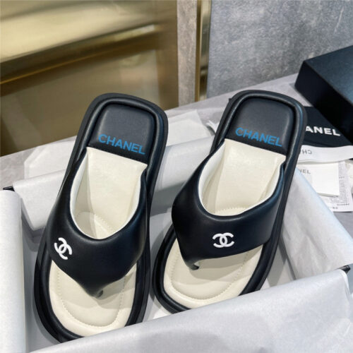 High Quality Luxury Chanel Spring And Summer Fashion New Slippers – Style 10598 product detail