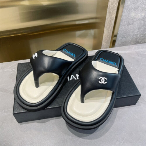 High Quality Luxury Chanel Spring And Summer Fashion New Slippers – Style 10598 product detail