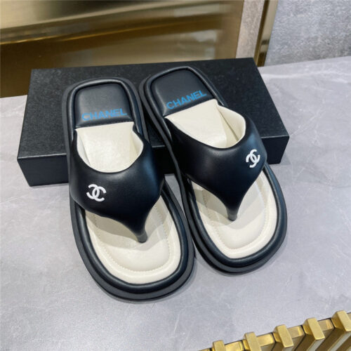 High Quality Luxury Chanel Spring And Summer Fashion New Slippers – Style 10598 product detail