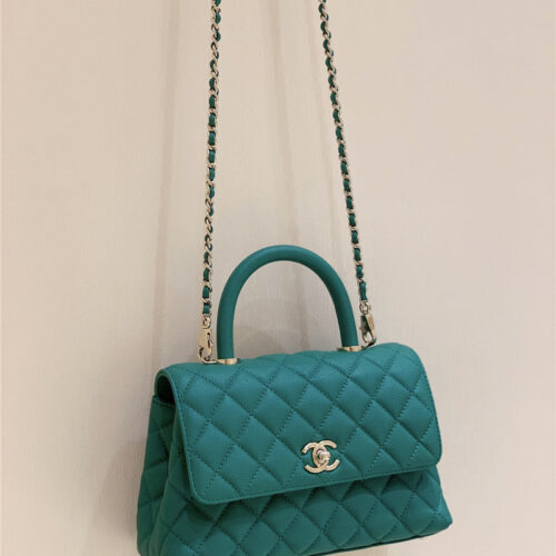 High Quality Luxury Chanel Coco Handle Green product detail