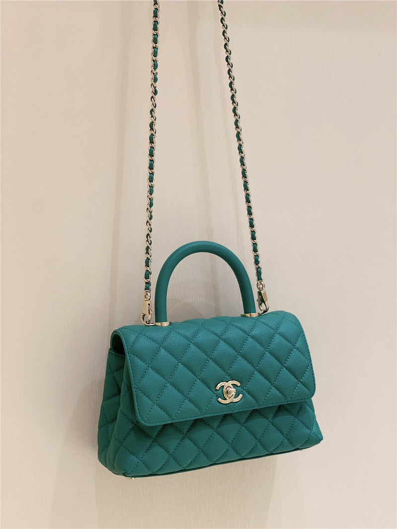 High Quality Luxury Chanel Coco Handle Green product detail