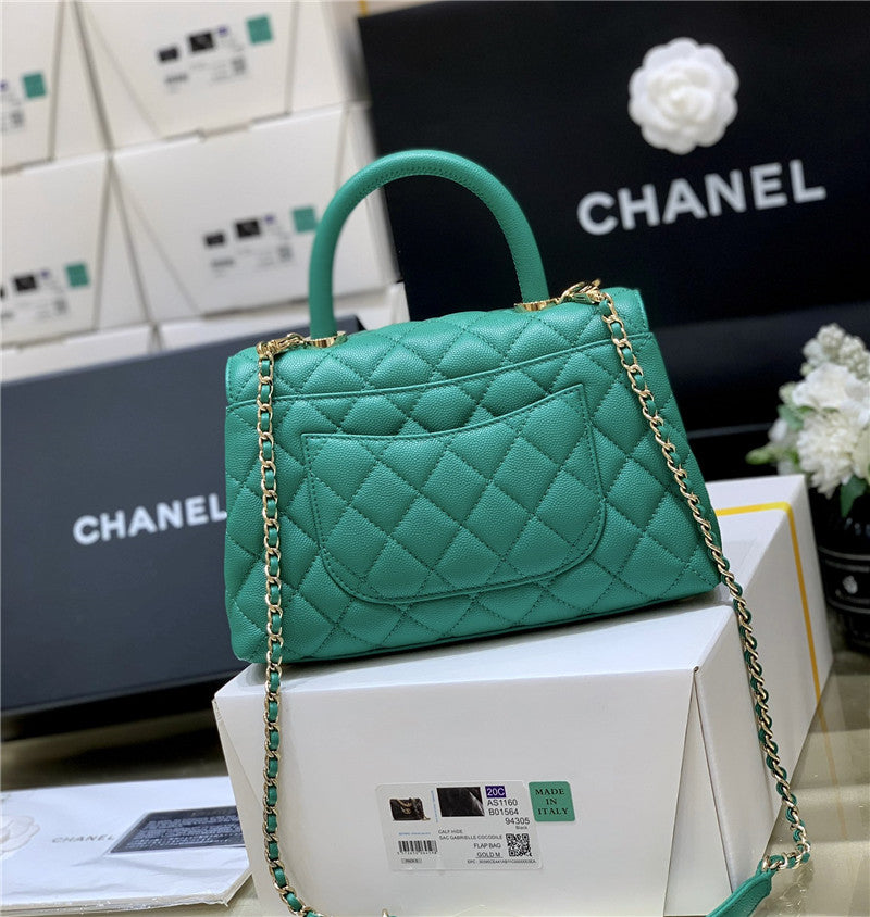 High Quality Luxury Chanel Coco Handle Green product detail