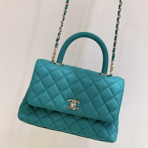 High Quality Luxury Chanel Coco Handle Green product detail