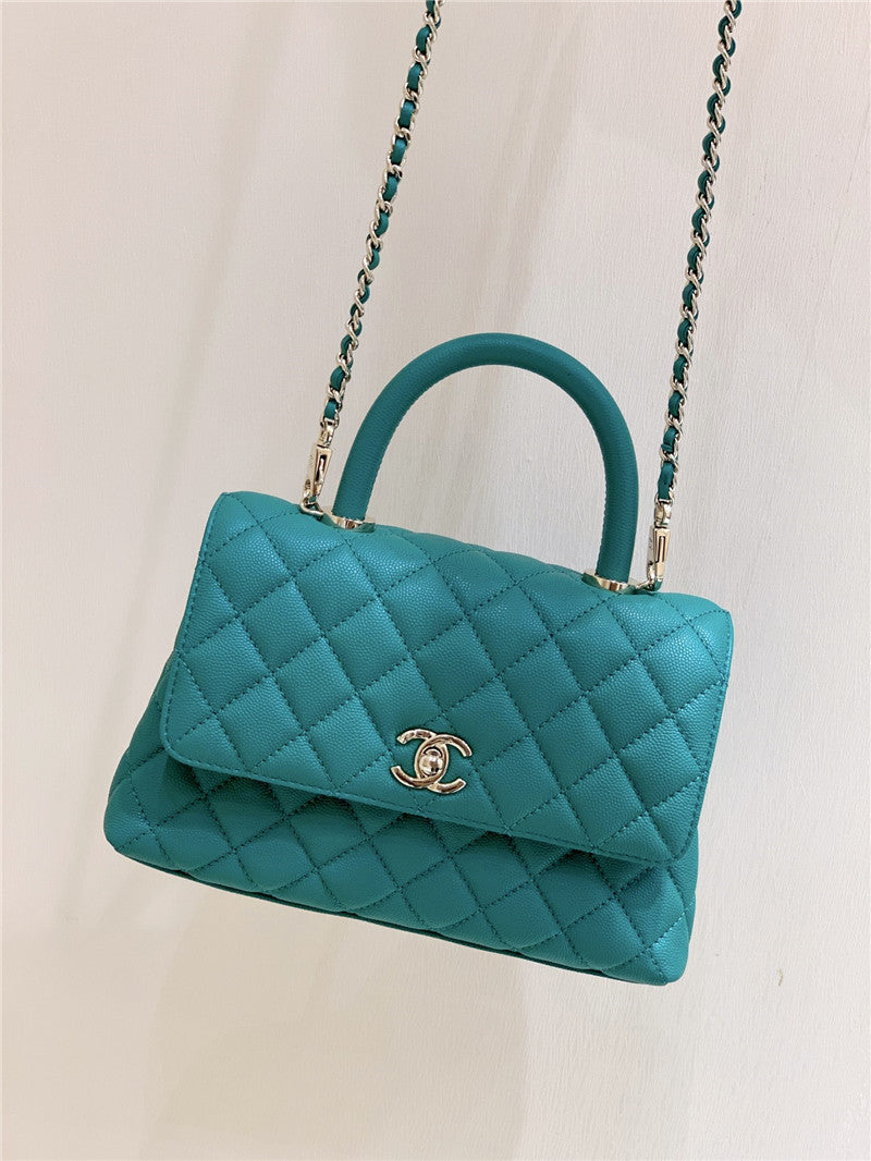 High Quality Luxury Chanel Coco Handle Green product detail