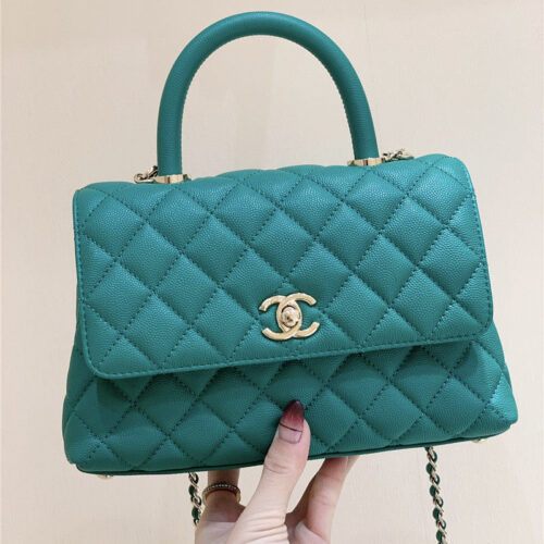 High Quality Luxury Chanel Coco Handle Green product detail