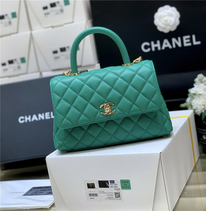 High Quality Luxury Chanel Coco Handle Green product detail