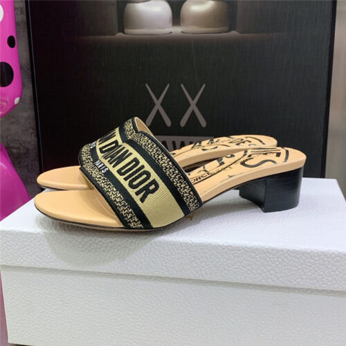 High Quality Luxury Dior Dway Heeled Slide – Style 87782 product detail