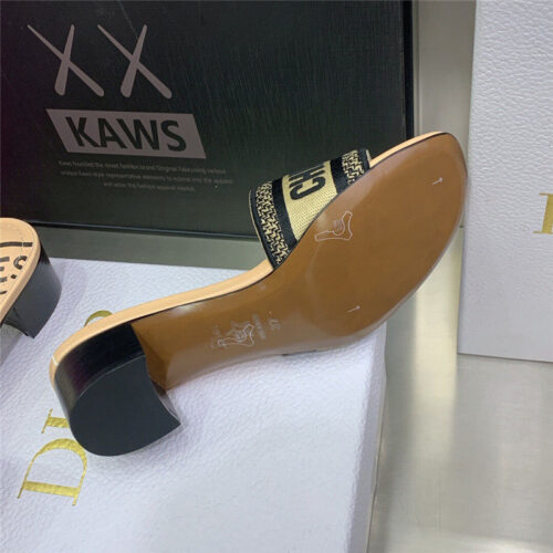 High Quality Luxury Dior Dway Heeled Slide – Style 87782 product detail