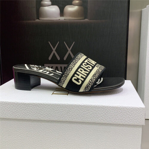 High Quality Luxury Dior Dway Heeled Slide – Style 89478 product detail
