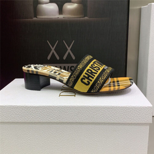 High Quality Luxury Dior Dway Heeled Slide – Style 60102 product detail