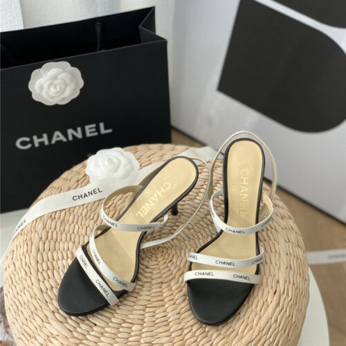 High Quality Luxury Chanel High Heel Sandals – Style 57670 alternate view