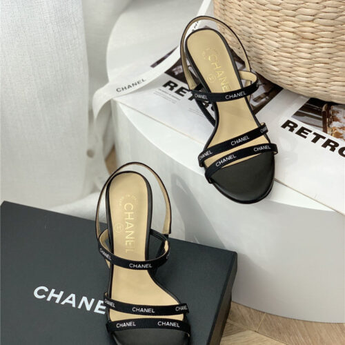 High Quality Luxury Chanel High Heel Sandals – Style 93830 product detail