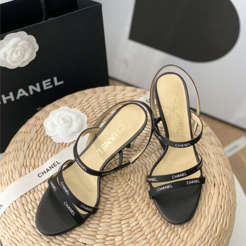 High Quality Luxury Chanel High Heel Sandals – Style 93830 alternate view
