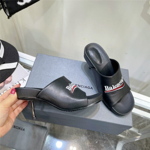 High Quality Luxury Balenciaga High Heel Slippers – Style 97091 product detail