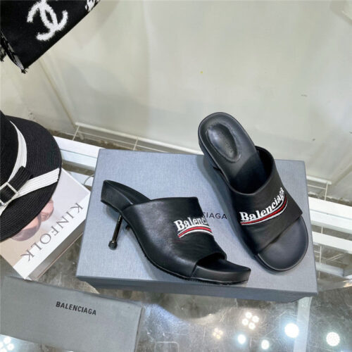 High Quality Luxury Balenciaga High Heel Slippers – Style 97091 product detail