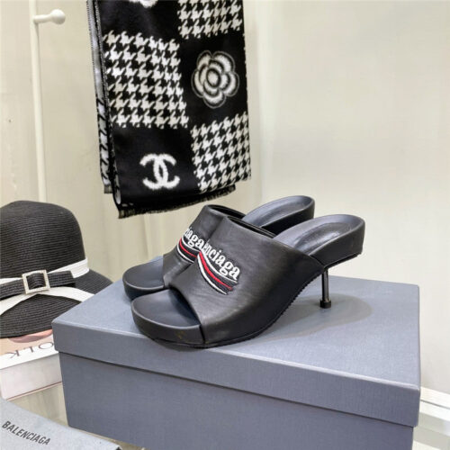 High Quality Luxury Balenciaga High Heel Slippers – Style 97091 product detail