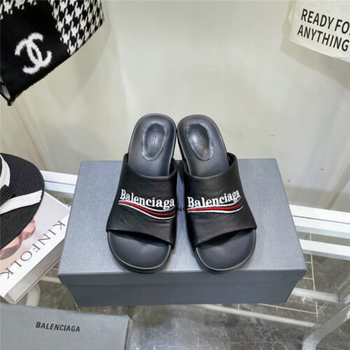 High Quality Luxury Balenciaga High Heel Slippers – Style 97091 product detail