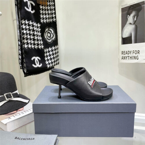 High Quality Luxury Balenciaga High Heel Slippers – Style 97091 product detail