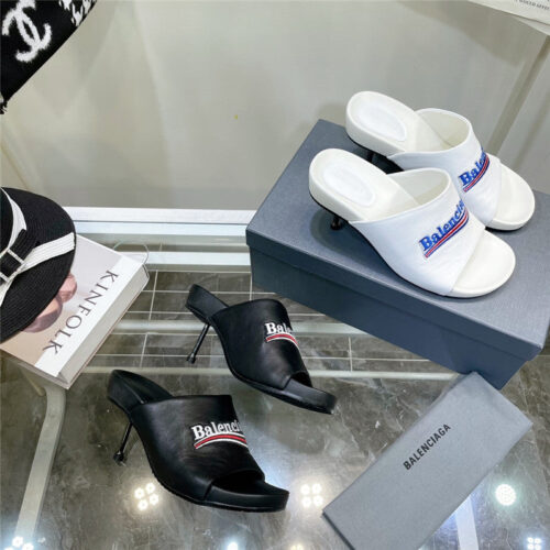 High Quality Luxury Balenciaga High Heel Slippers product detail