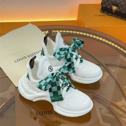 High Quality Luxury Louis Vuitton Archlight Scarf Sneakers – Style 48515