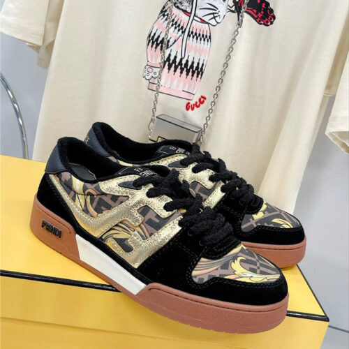 High Quality Luxury Fendi Match Basketball Sneakers product detail