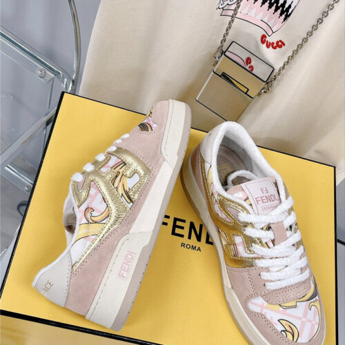 High Quality Luxury Fendi Match Basketball Sneakers – Style 11315 alternate view