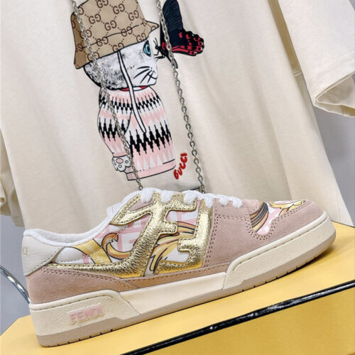High Quality Luxury Fendi Match Basketball Sneakers – Style 11315 product detail