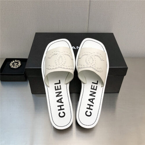 High Quality Luxury Chanel Straw Flip-Flops product detail