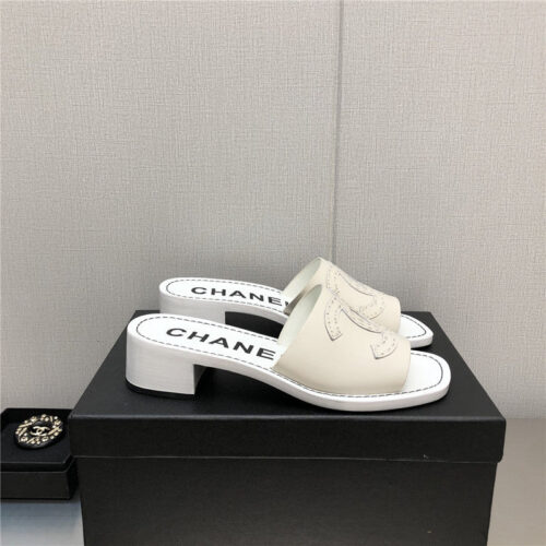 High Quality Luxury Chanel Straw Flip-Flops product detail