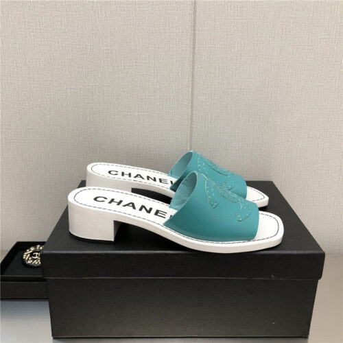 High Quality Luxury Chanel Straw Flip-Flops – Style 84006 product detail