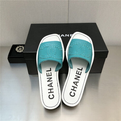High Quality Luxury Chanel Straw Flip-Flops – Style 84006 product detail