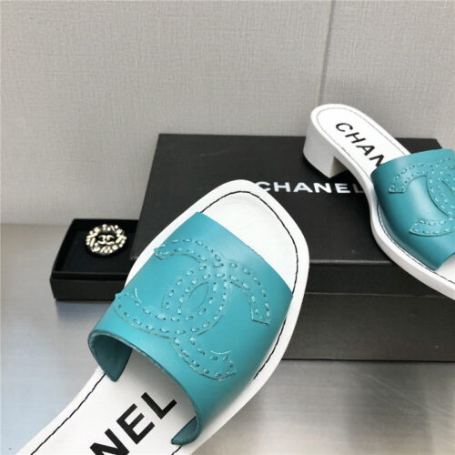 High Quality Luxury Chanel Straw Flip-Flops – Style 84006 product detail