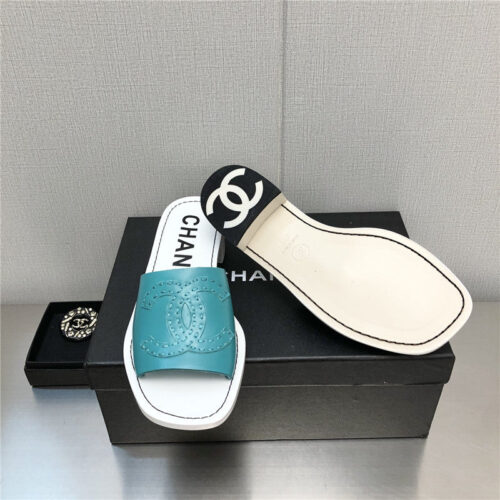 High Quality Luxury Chanel Straw Flip-Flops – Style 84006 product detail